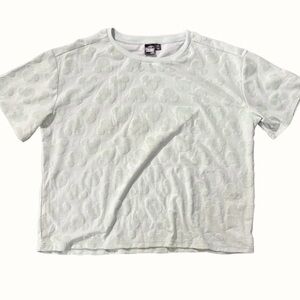 Disney Mickey Mouse Embossed Mint Green Textured Tee Shirt Size‎ Large